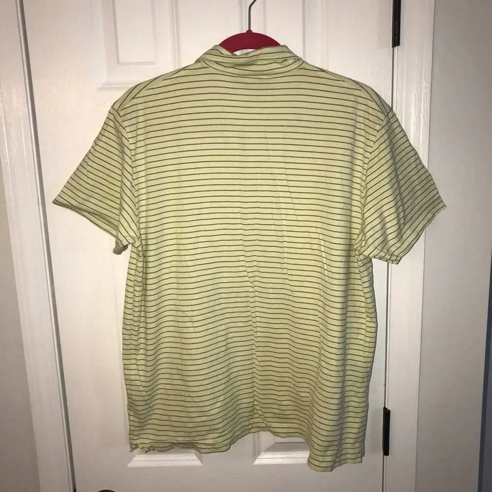 Banana Republic Polo Pima Cotton L Striped